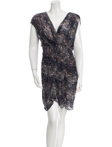 Isabel Marant Draped Printed Dress