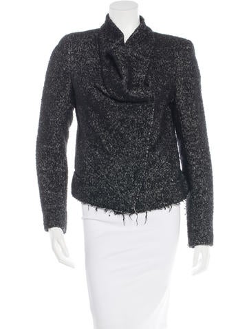 Isabel Marant Asymmetrical Raw-Edged Jacket