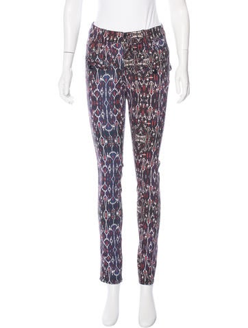 Isabel Marant Tribal Print Skinny Pants