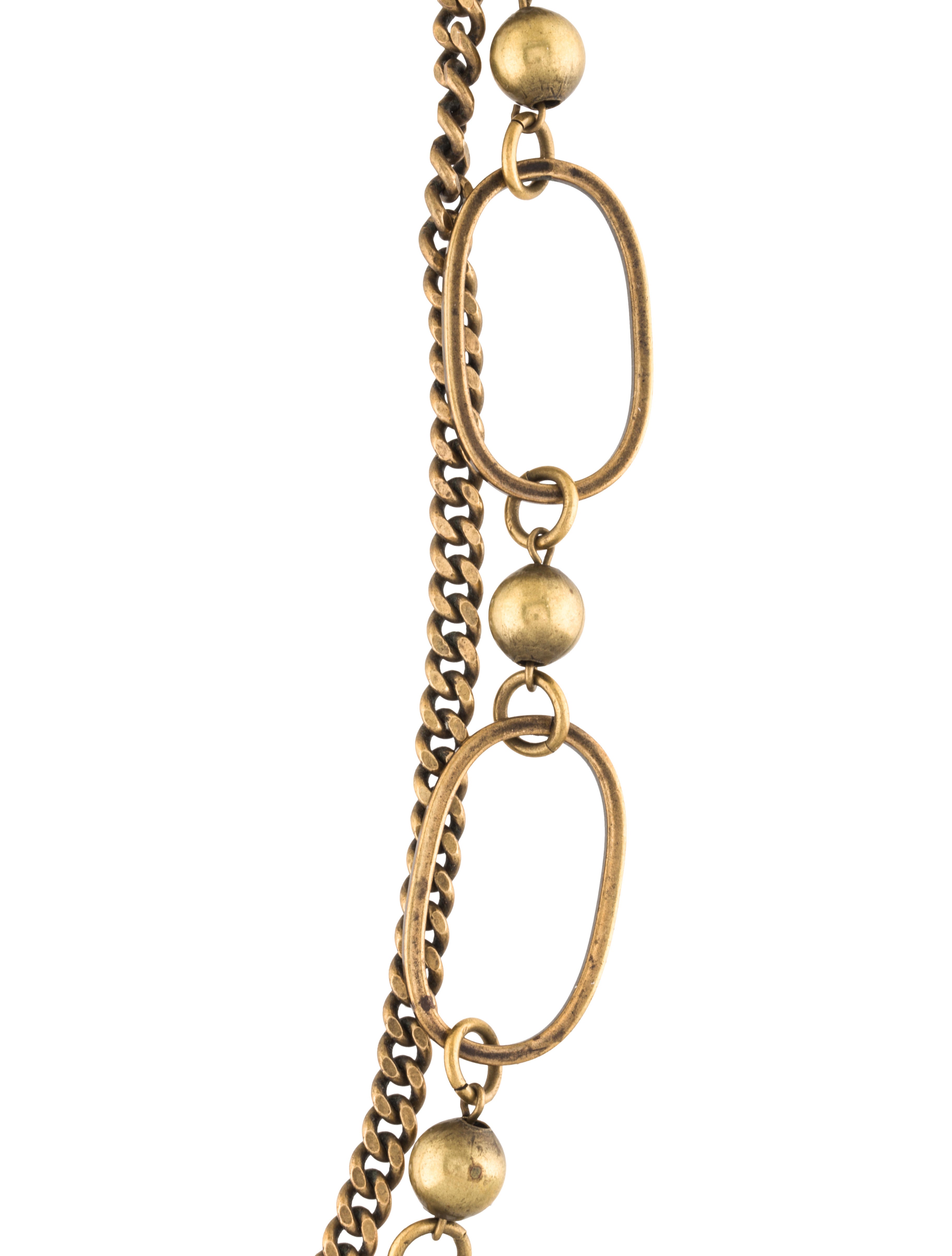 Isabel Marant Double Strand Chain Necklace Necklaces ISA40566 The