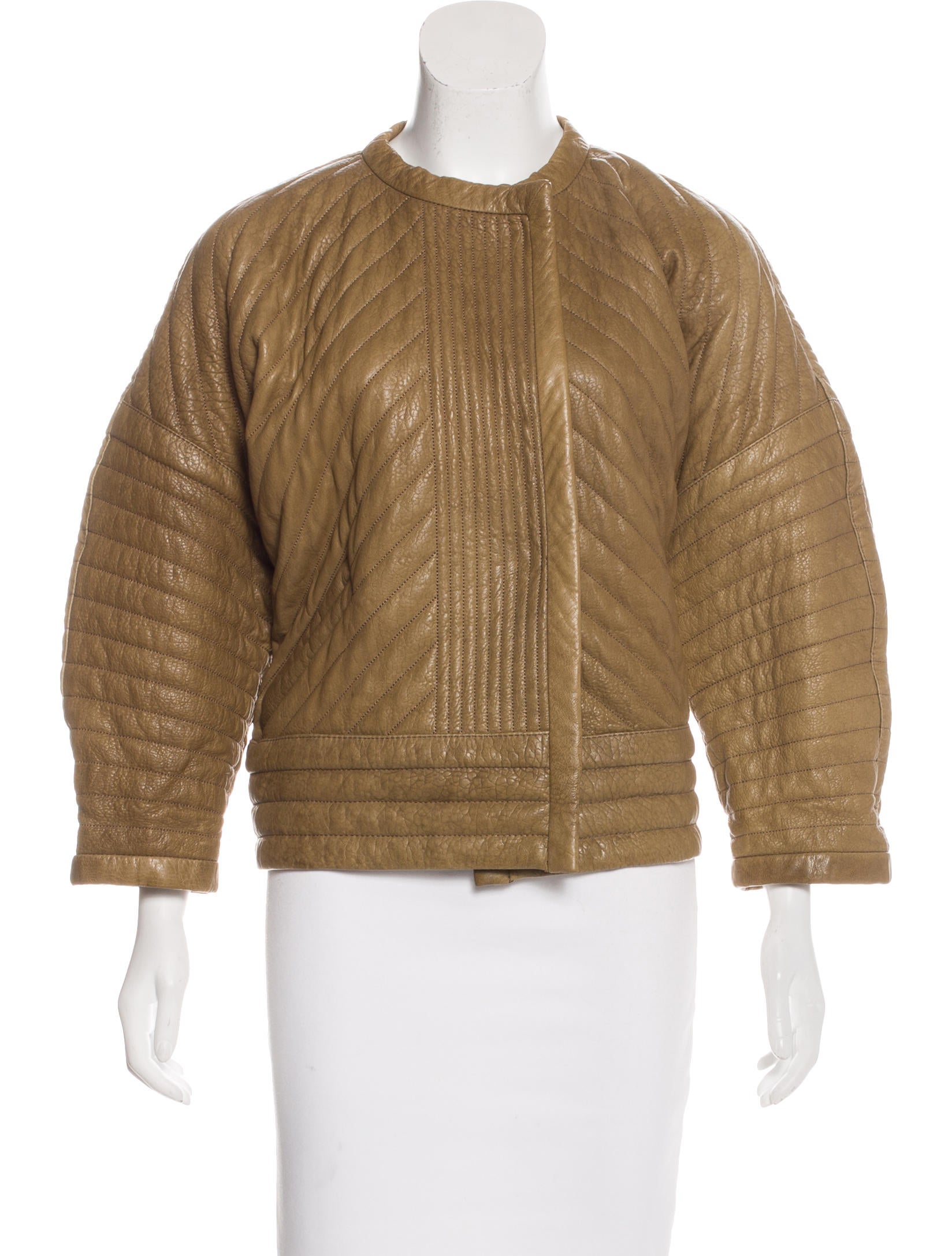 marant abelia leather jacket clothing isa43452 the realreal marant abelia leather jacket clothing isa43452 the realreal