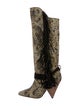 Isabel Marant Printed Fringe Boots