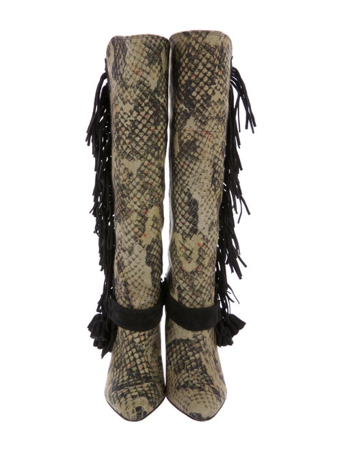 Isabel Marant Printed Fringe Boots