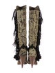 Isabel Marant Printed Fringe Boots