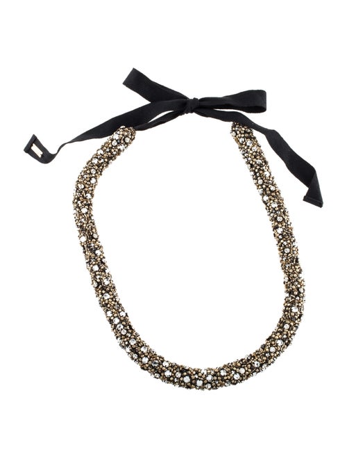 Isabel Marant Crystal Necklace Silver