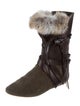 Nia Rabbit Fur Boots image 2