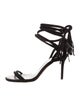Suede Wrap-Around Sandals image 1