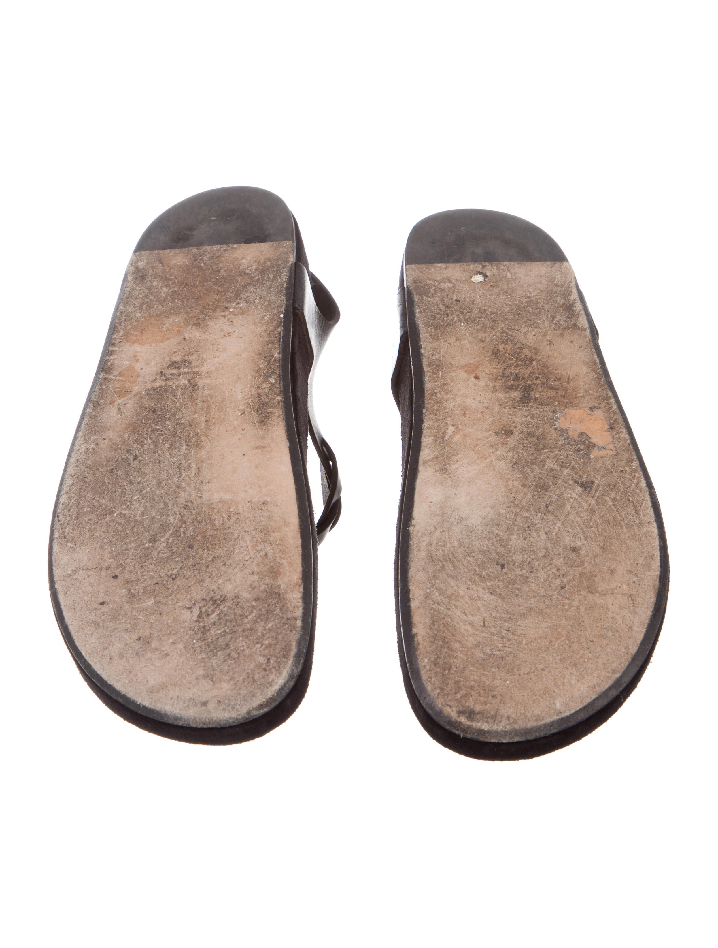 Isabel Marant Leather Thong Sandals - Shoes - ISA80898 | The RealReal
