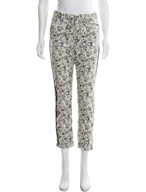 Isabel Marant Printed Mid-Rise Jeans multicolor