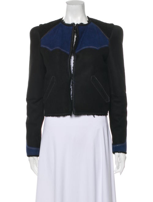 Isabel Marant Shearling Jacket Black