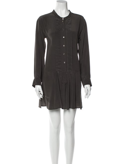 Isabel Marant Silk Mini Dress Green