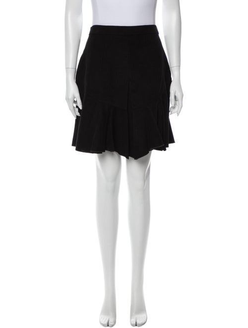 Isabel Marant Ruffle Embellishment Mini Skirt Blac