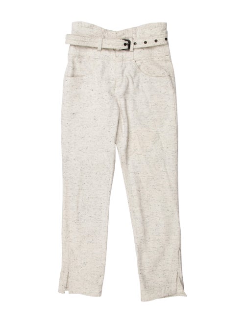 Isabel Marant High-Rise Straight Leg Jeans