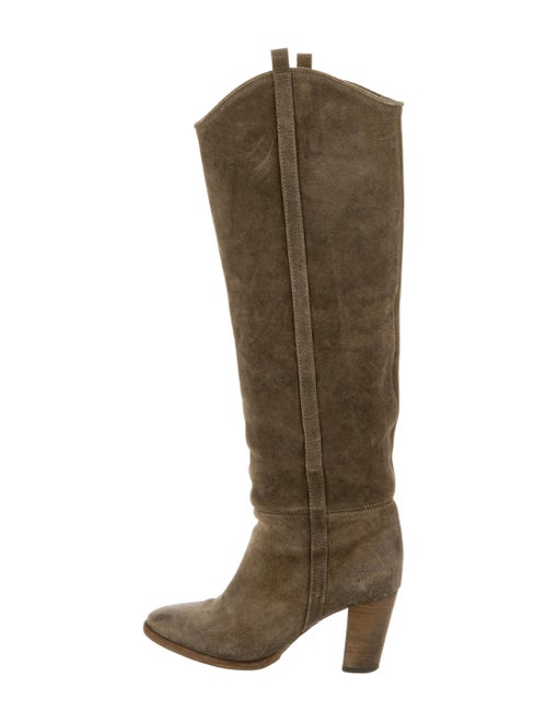 Isabel Marant Suede Boots Green
