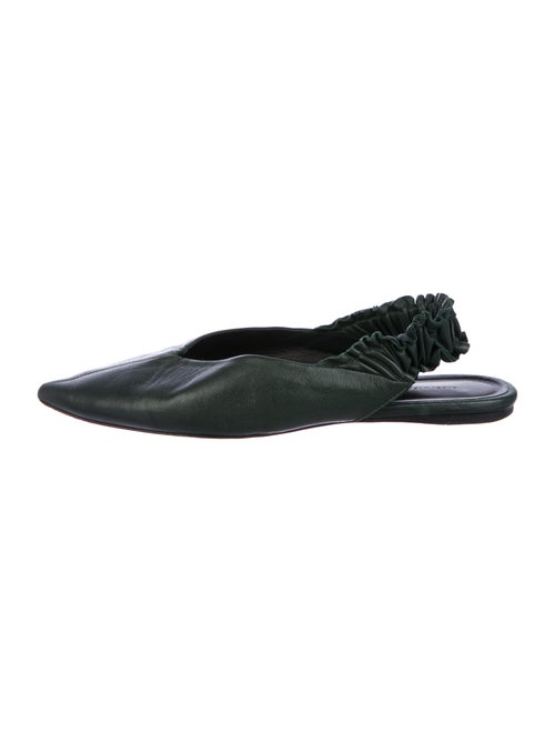 Isabel Marant Leather Ruffle Embellishment Slingba