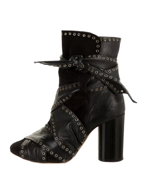 Isabel Marant Leather Boots Black