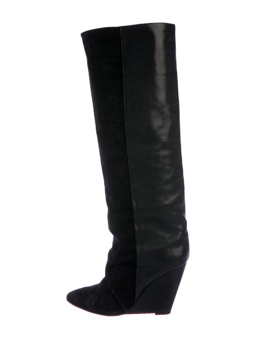 Isabel Marant Suede Leather Trim Embellishment Boo