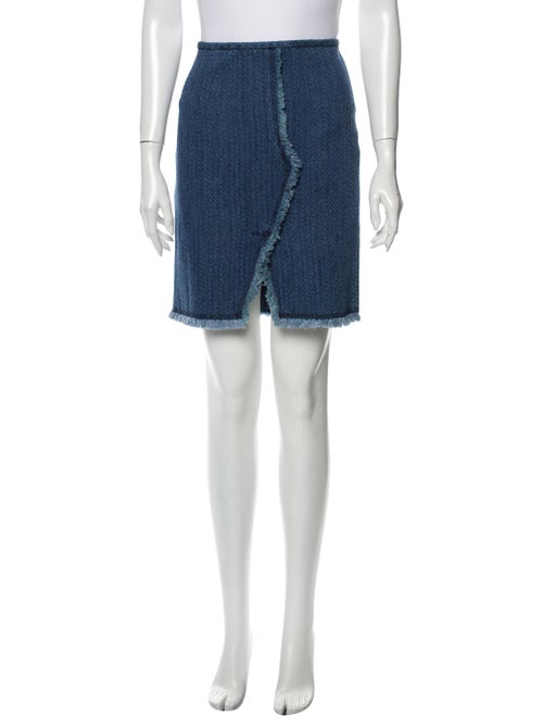 Isabel Marant Knee-Length Skirt Blue