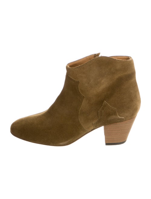 Isabel Marant Suede Boots Green