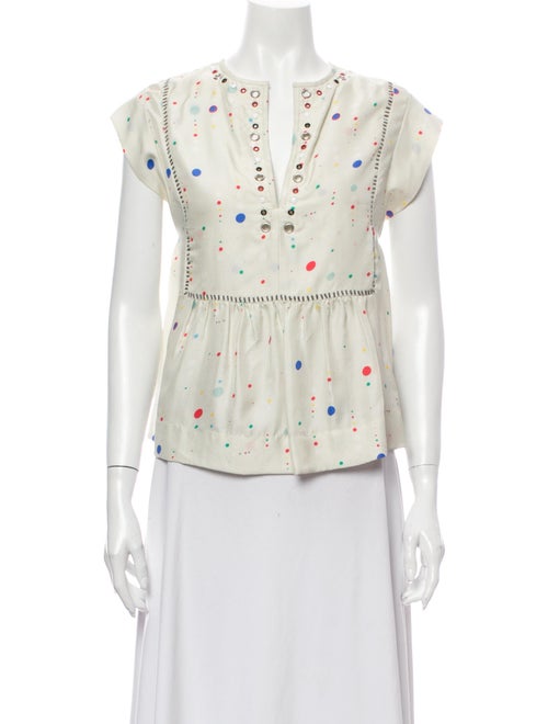Isabel Marant Silk Printed Blouse