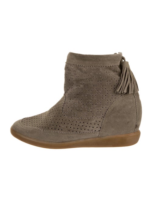 Isabel Marant Suede Ankle Boots Grey