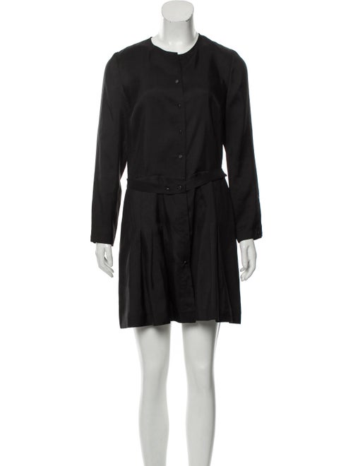Isabel Marant Silk Mini Dress Black