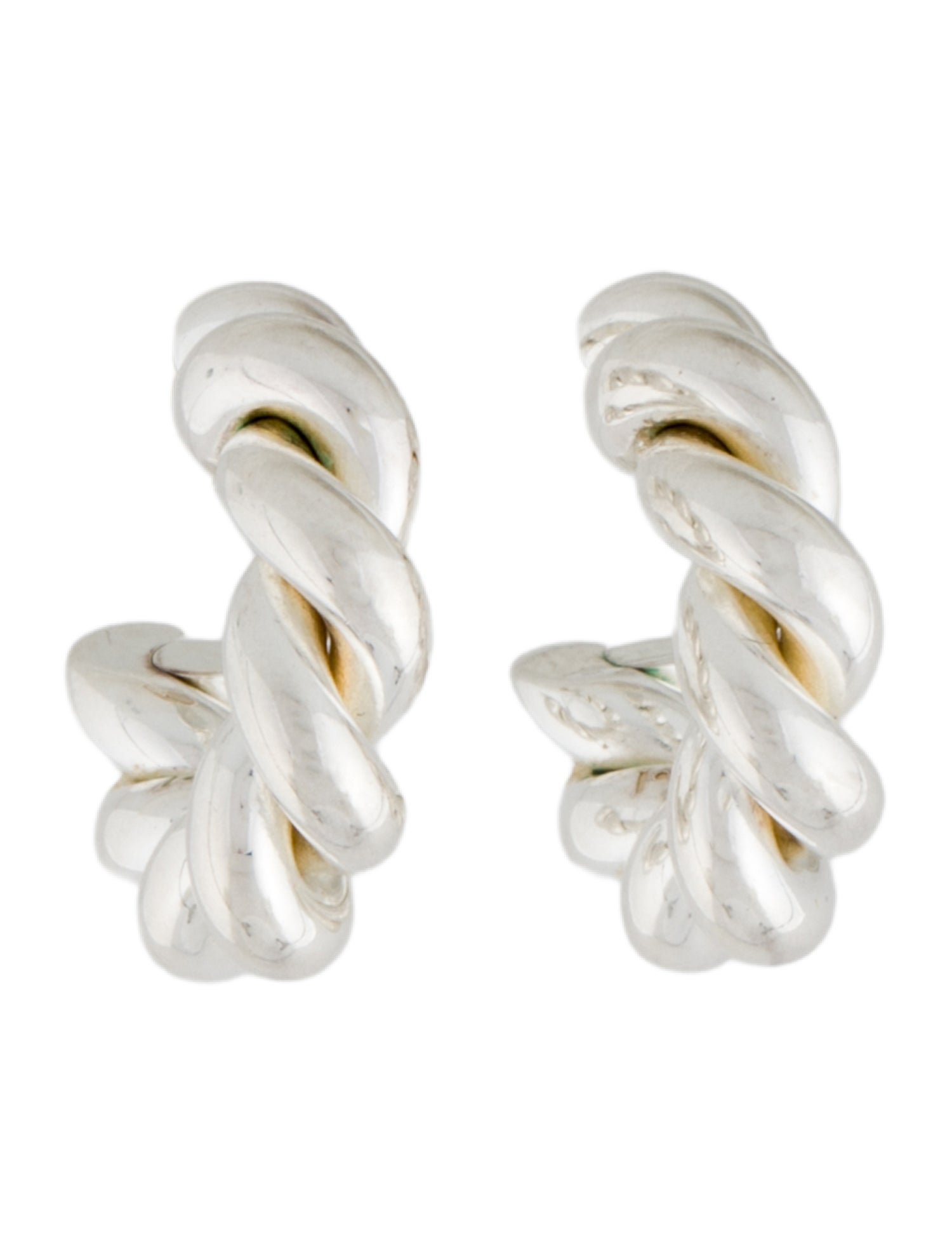 Isabel Lennse Twisted Hoop Earrings
