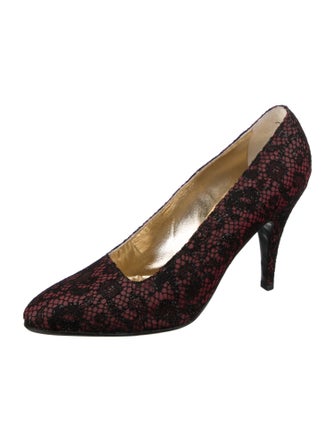 Isabel Canovas Glitter Accents Pumps
