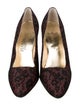 Isabel Canovas Glitter Accents Pumps