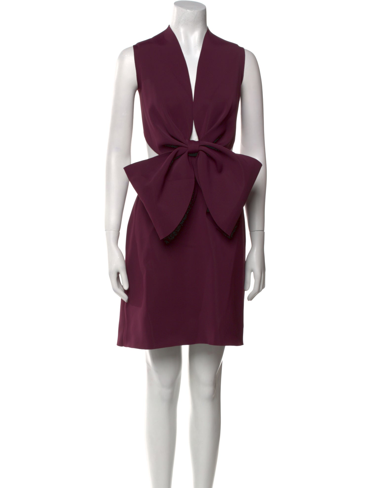 Isabel Sanchis V-Neck Mini Dress