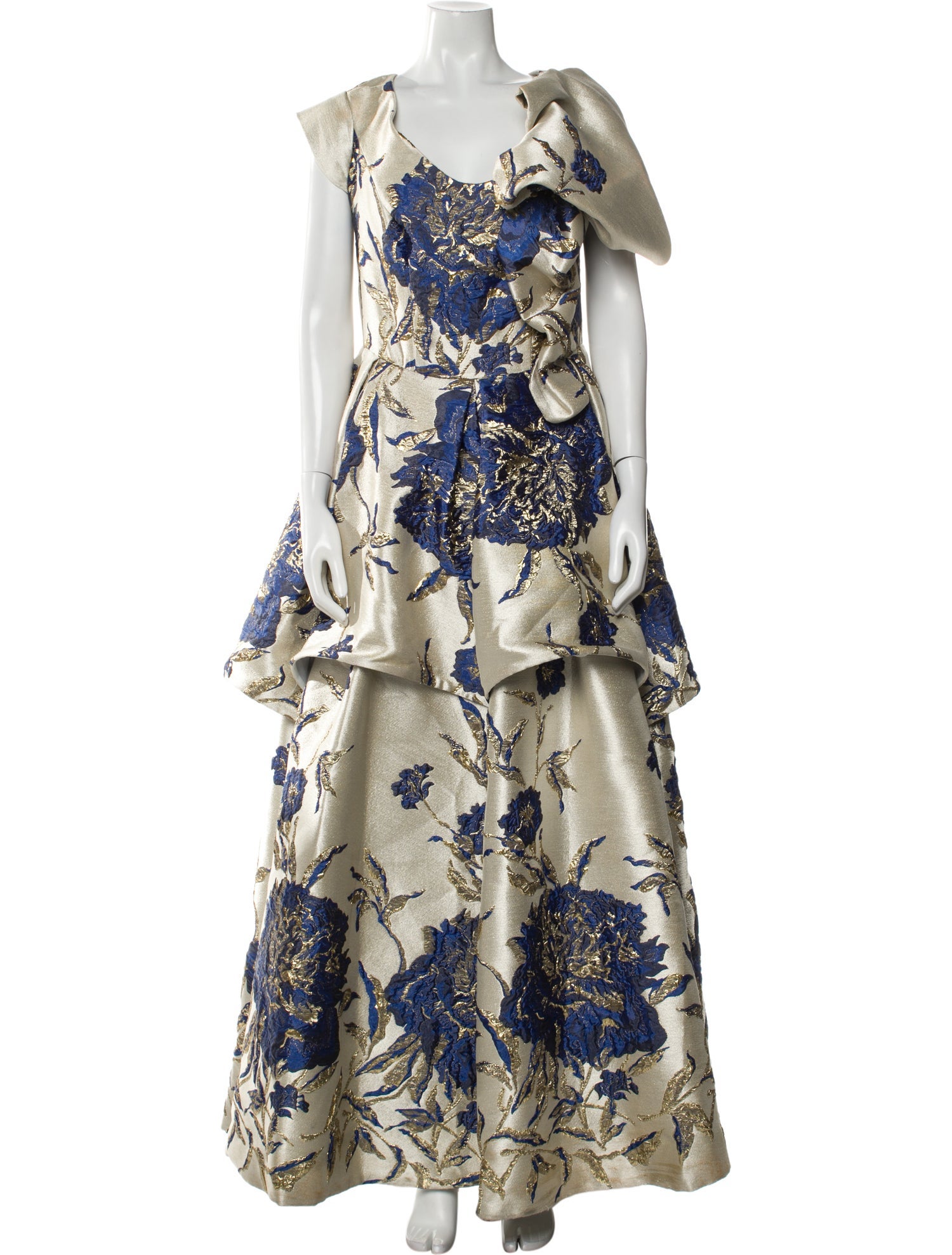 Isabel Sanchis Floral Print Long Dress