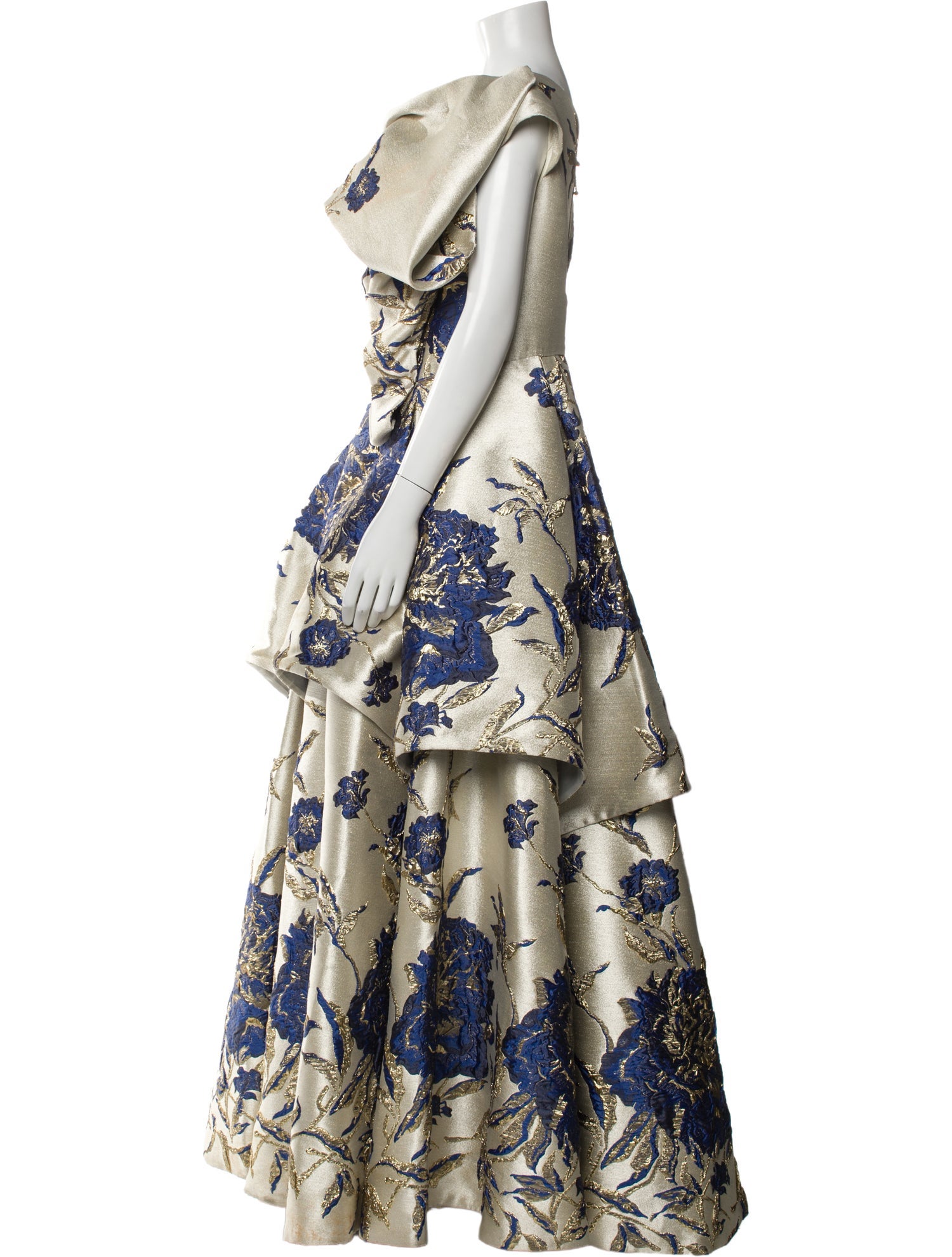 Isabel Sanchis Floral Print Long Dress