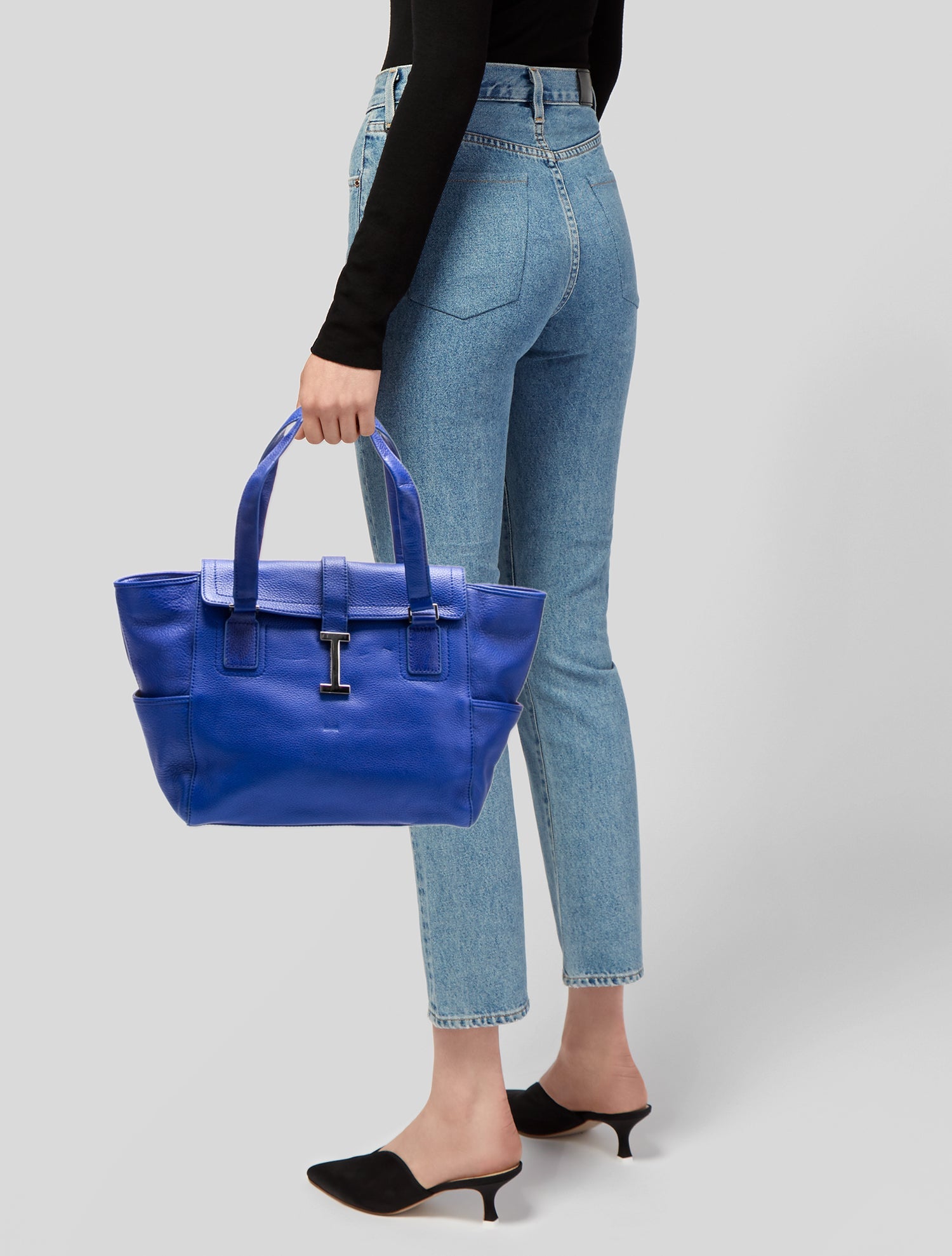 Isaac Mizrahi Leather Tote