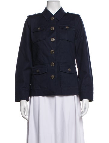 Pre-owned Isaac Mizrahi Vintage Utility Jacket In Blue