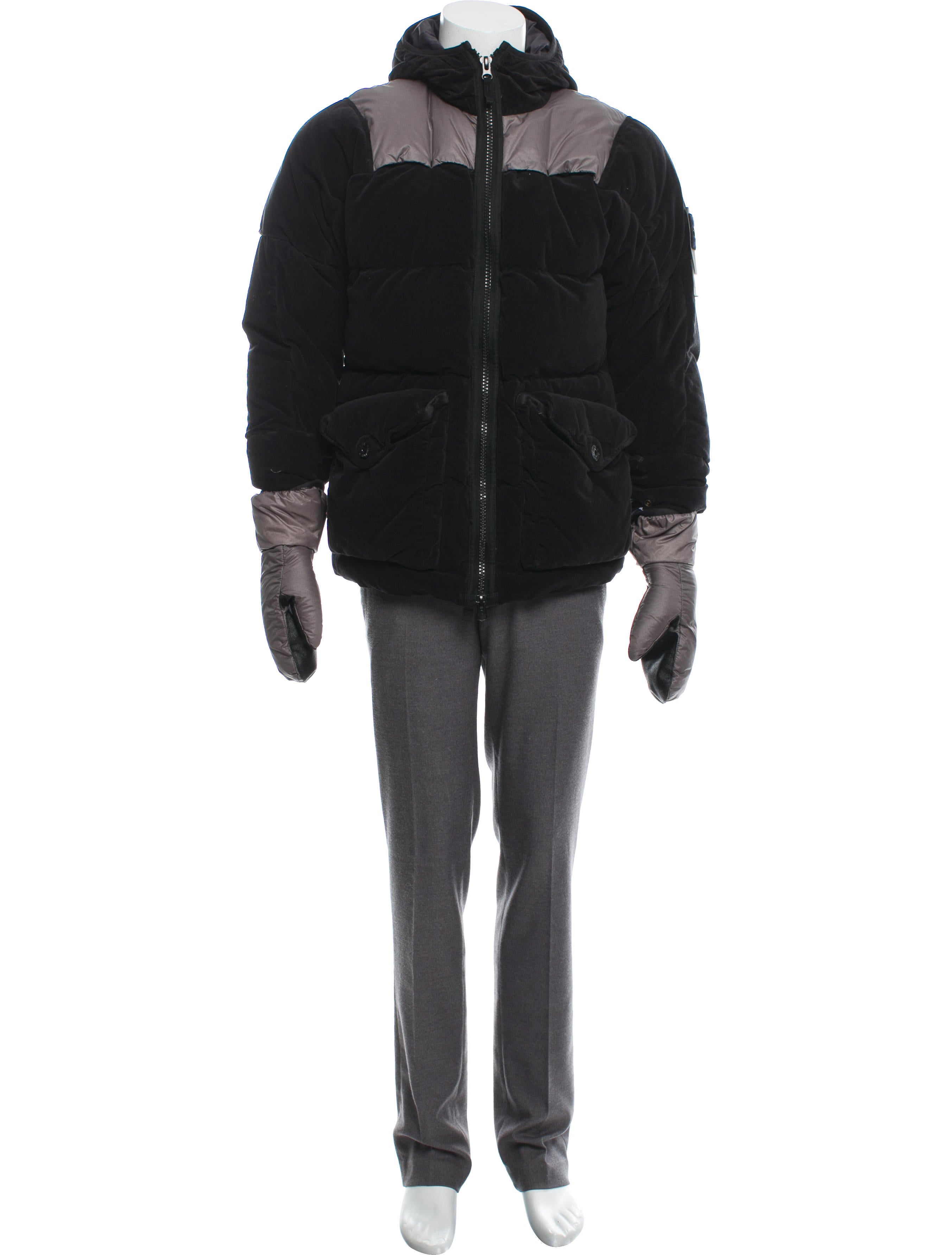 stone island velvet down