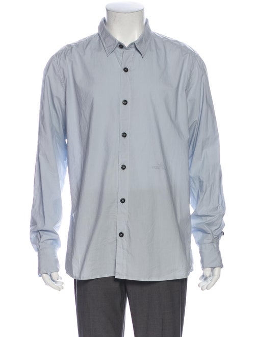 Stone Island Long Sleeve Dress Shirt Blue
