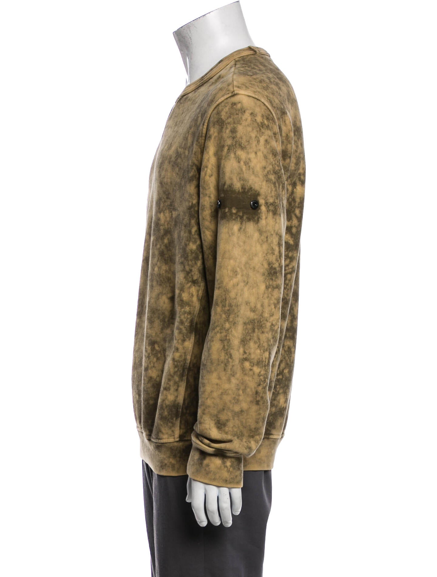 Stone Island Tie-Dye Print Crew Neck Sweatshirt - Neutrals