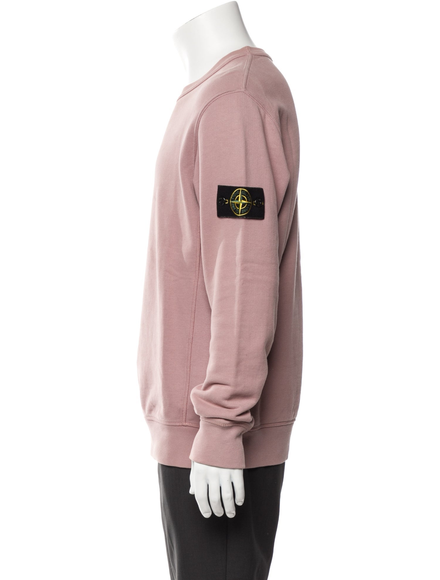 Stone Island Crew Neck Long Sleeve Sweatshirt