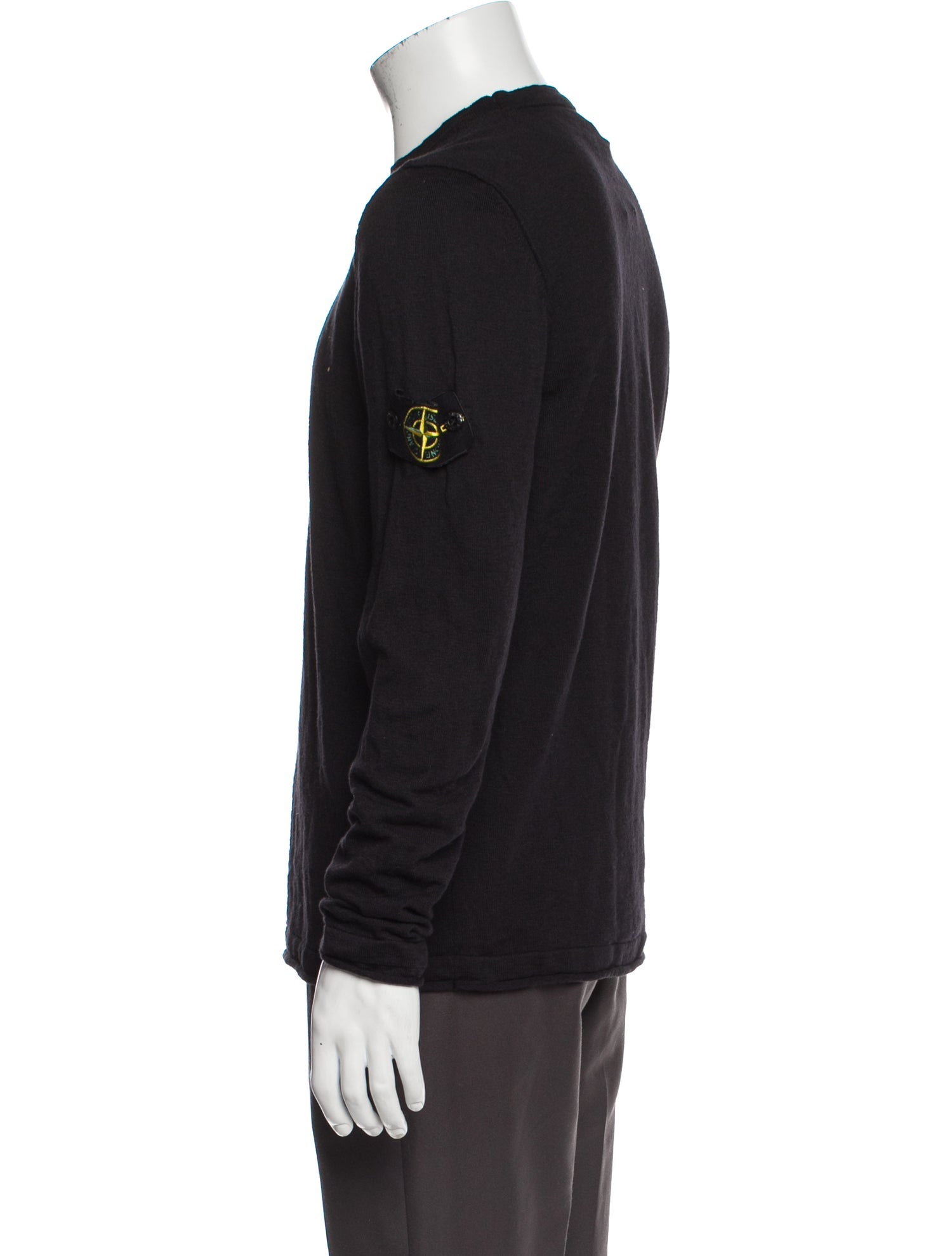 Stone Island Mock Neck Long Sleeve Henley