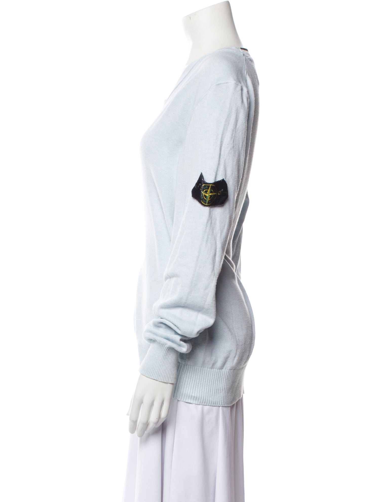 Stone Island V-Neck Sweater