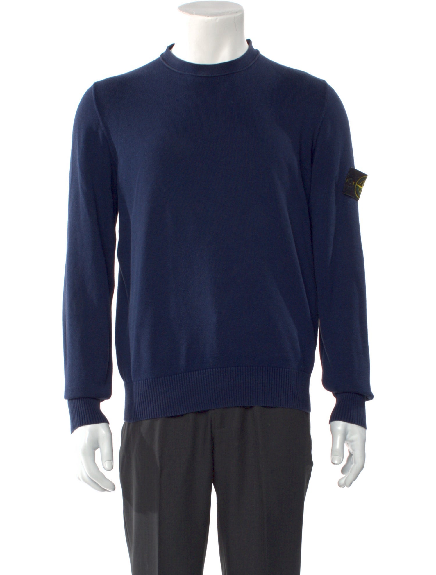 Stone Island Crew Neck Long Sleeve Pullover