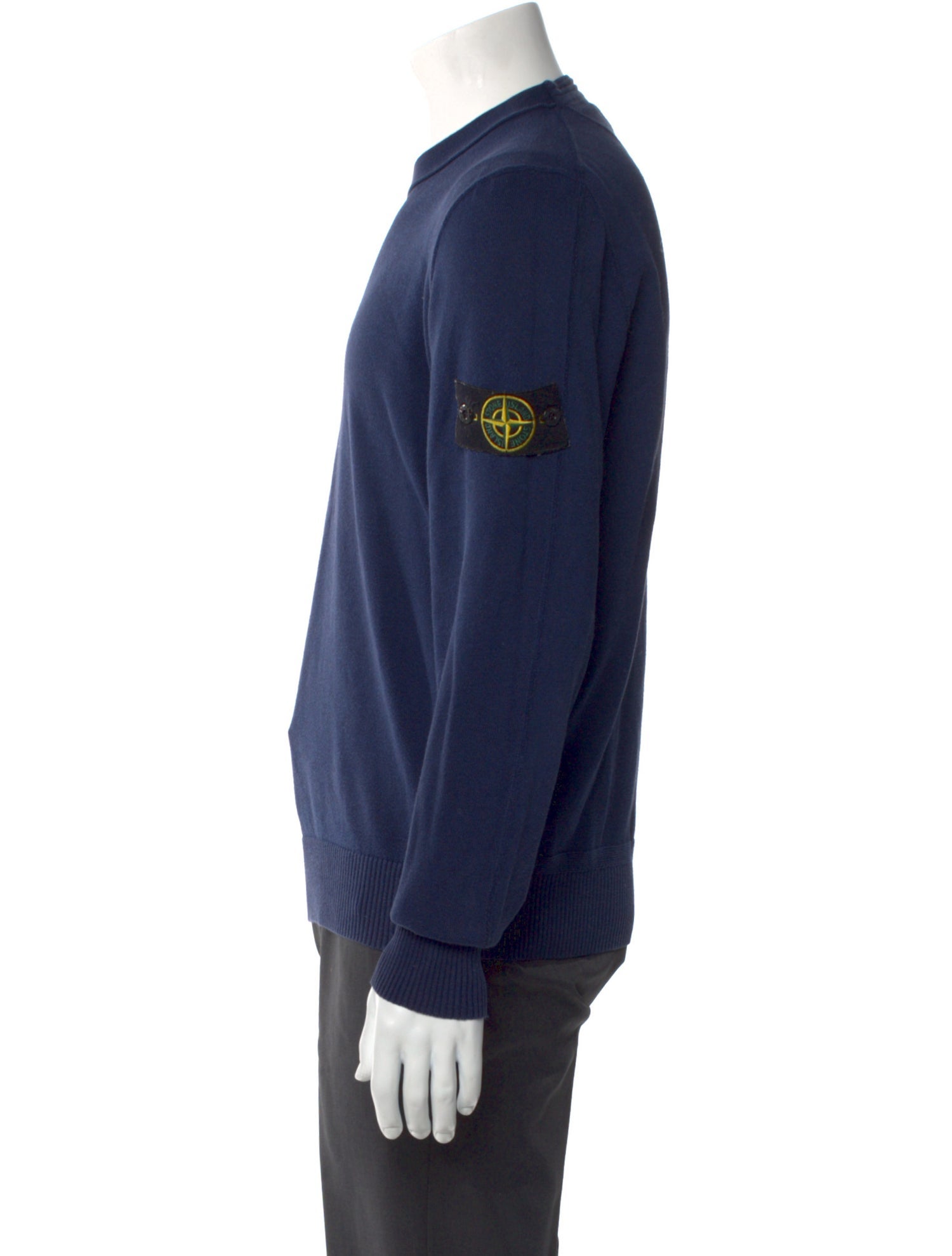 Stone Island Crew Neck Long Sleeve Pullover