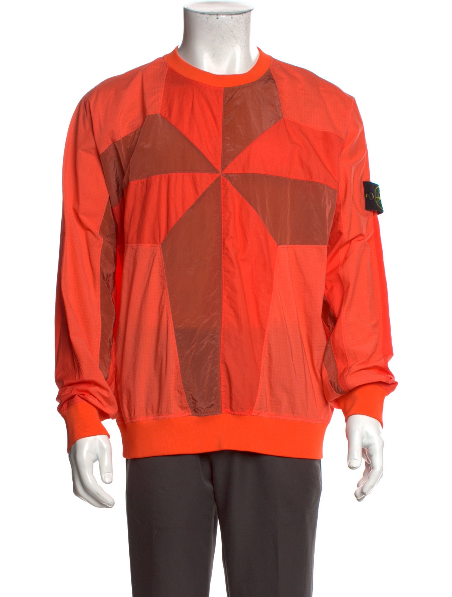 Stone Island Printed Crew Neck Sweatshirt