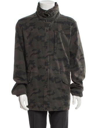 James Perse Camouflage Print Parka
