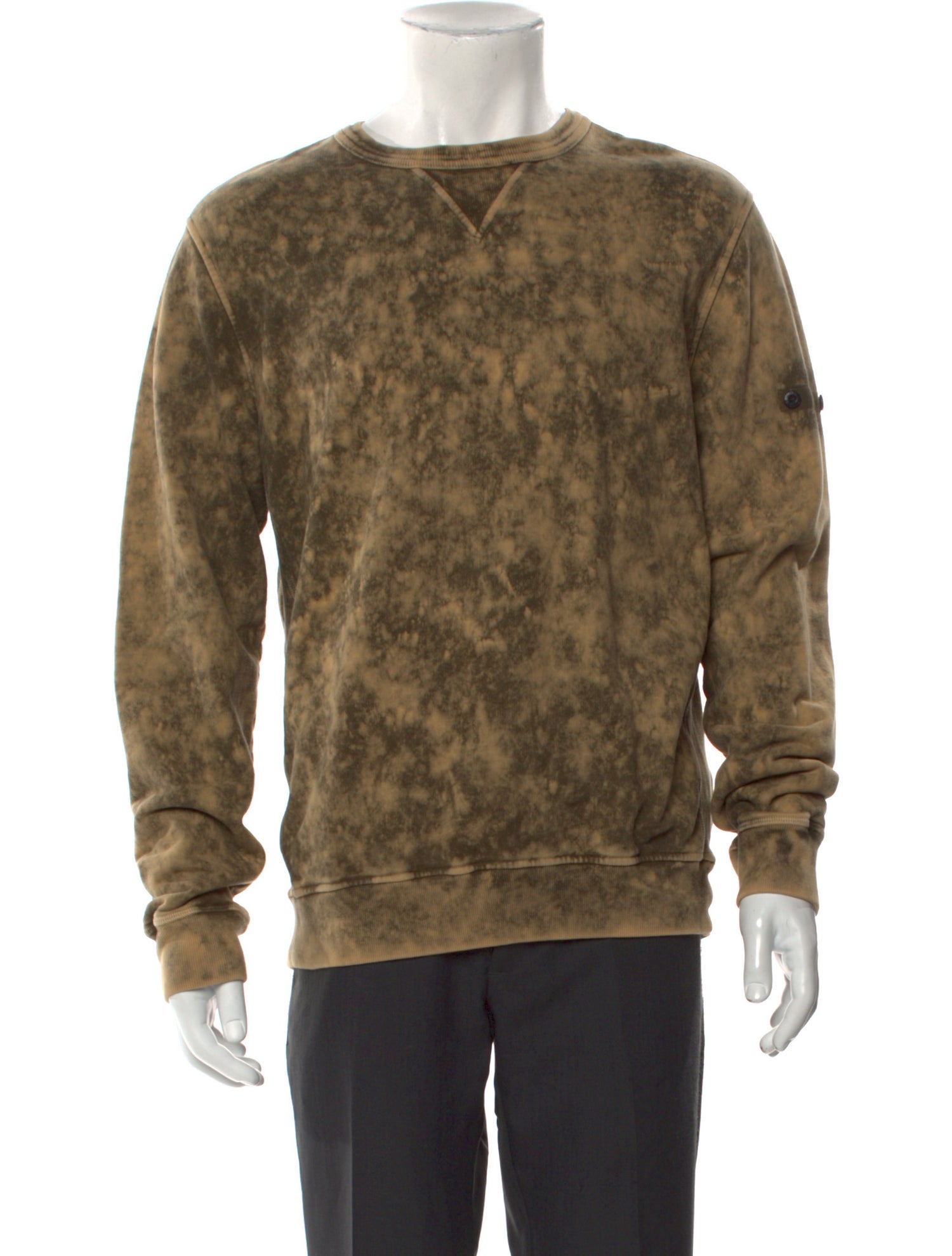 Stone Island Printed Crew Neck Pullover