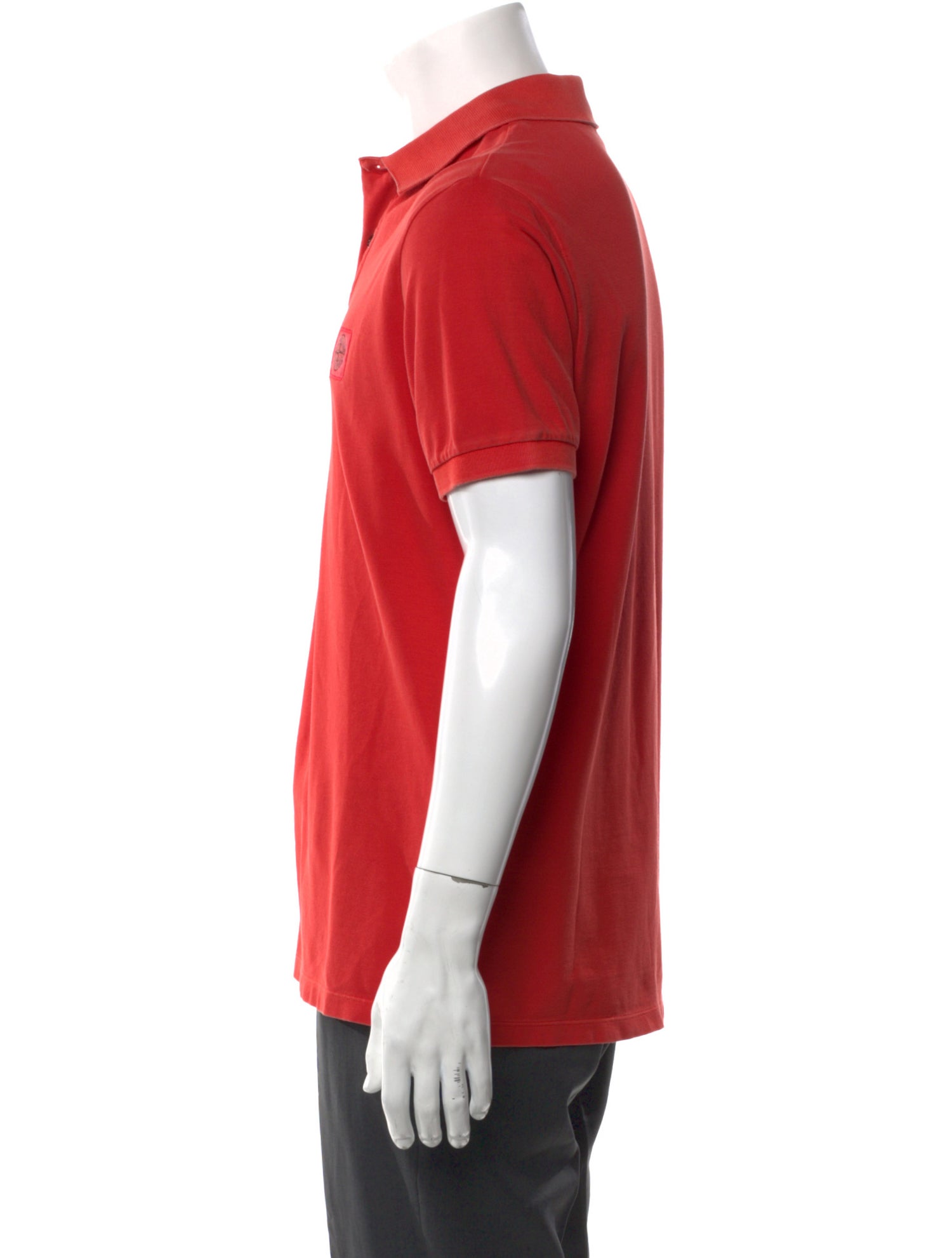 Stone Island Collar Short Sleeve Polo Shirt