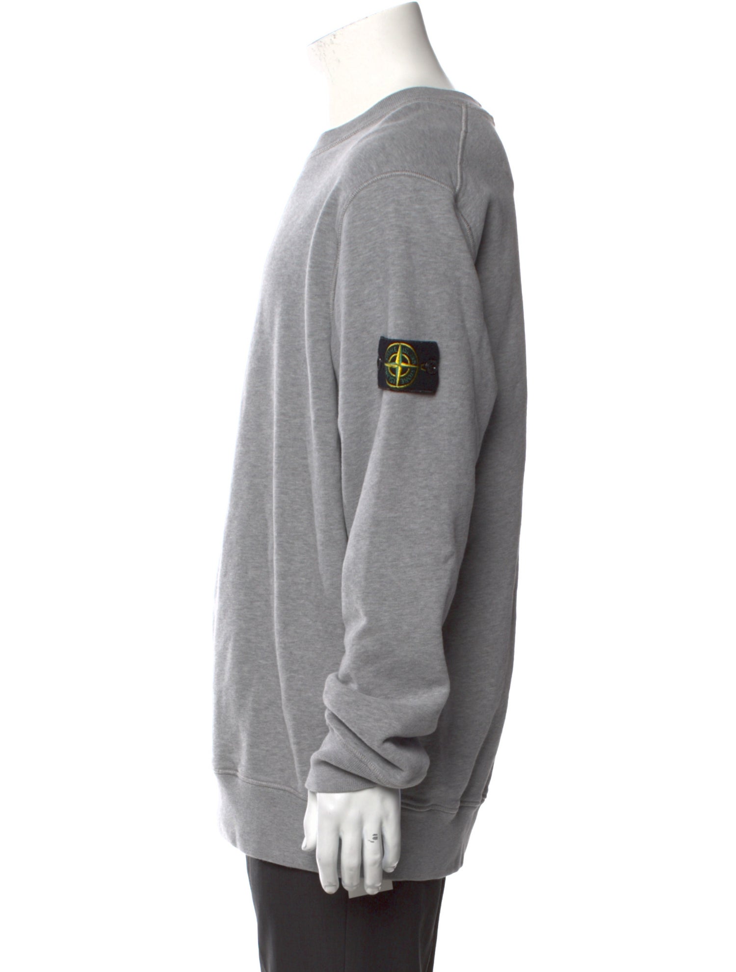 Stone Island Crew Neck Long Sleeve Sweatshirt