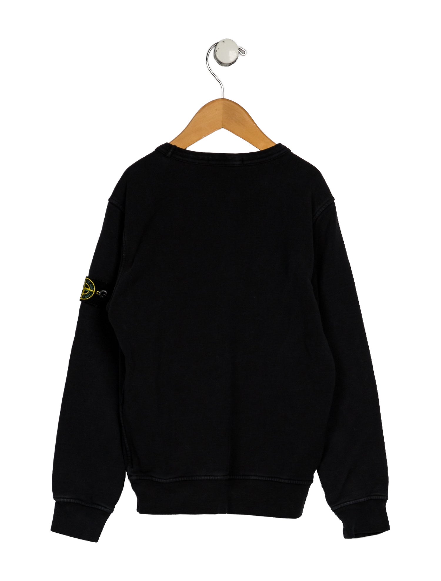 Stone Island Stone Island Boys' Solid Crew Neck Sweatshirt