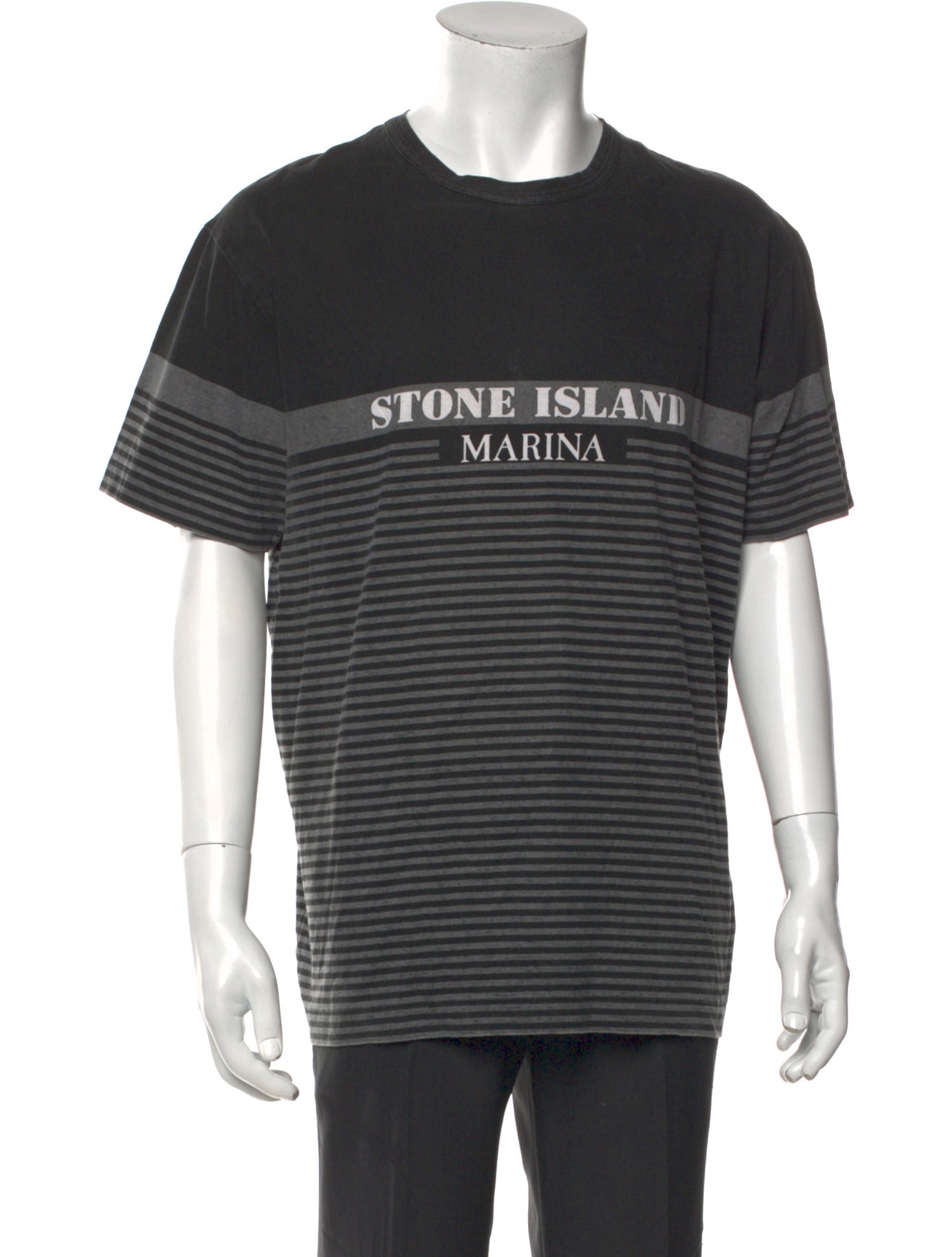 Stone Island Graphic Print Crew Neck T-Shirt
