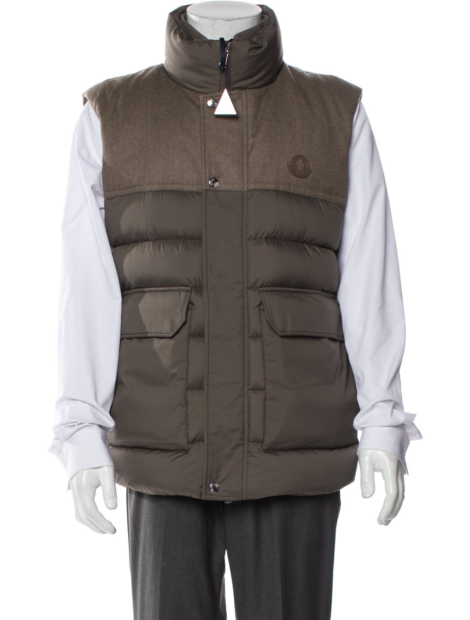 Moncler Colorblock Pattern Vest w/ Tags